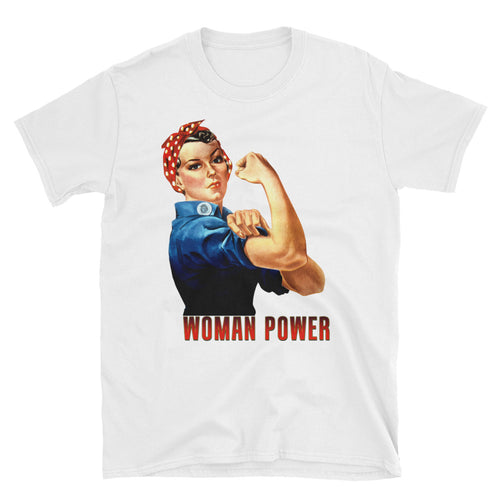 Woman Power T Shirt Female Power Shirt White Women Solidarity T Shirt - FlorenceLand