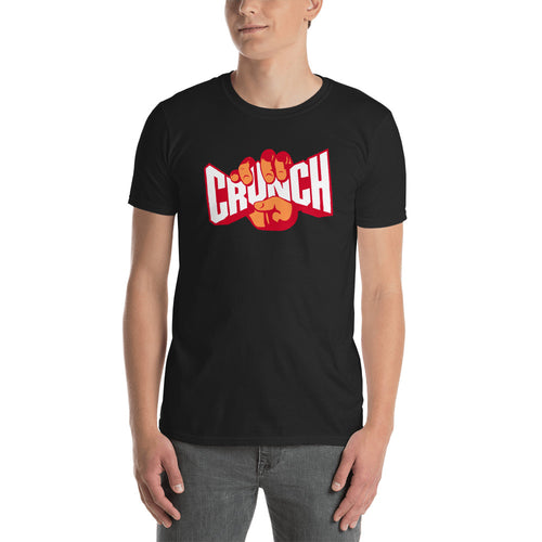 Crunch T Shirt Black Fitness T Shirt Crunches T Shirt for Men - FlorenceLand