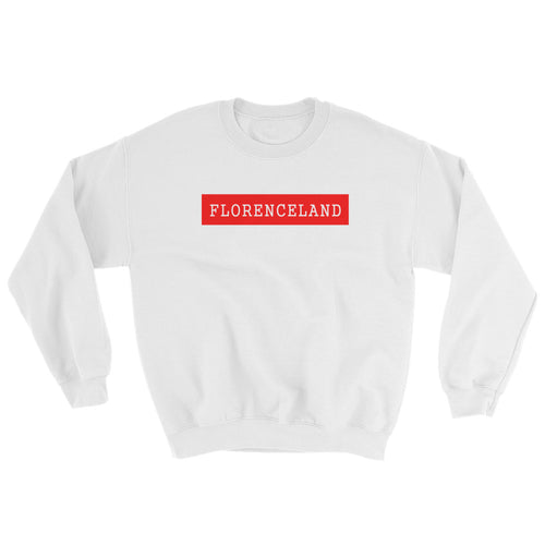 Official Florenceland Sweatshirt White Sweatshirt for Men - FlorenceLand
