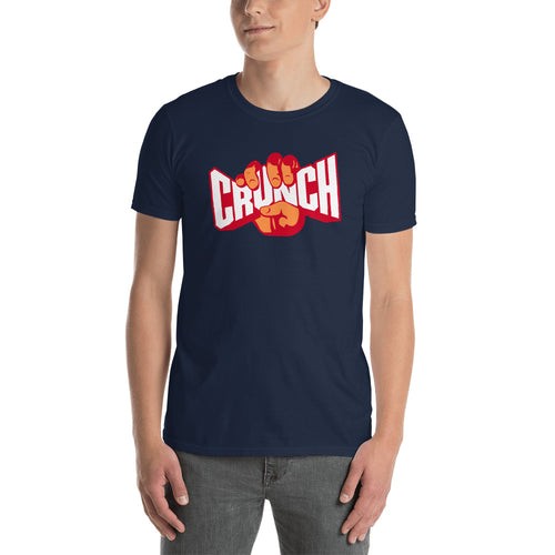 Crunch T Shirt Navy Fitness T Shirt Crunches T Shirt for Men - FlorenceLand