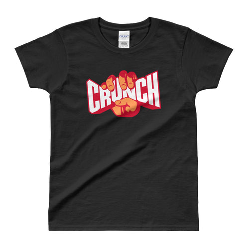 Crunch T Shirt Black Fitness T Shirt Crunches T Shirt for Women - FlorenceLand