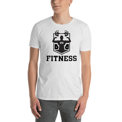 Buy Gym Fitness T-Shirt for Men in White