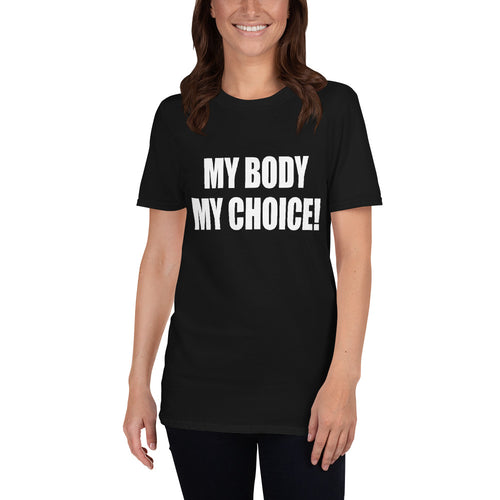 Buy My Body My Choice T-Shirt for Women in Black