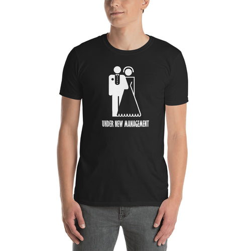Just Married T Shirt Newly Married T Shirt Black Under New Management T Shirt For Men - FlorenceLand