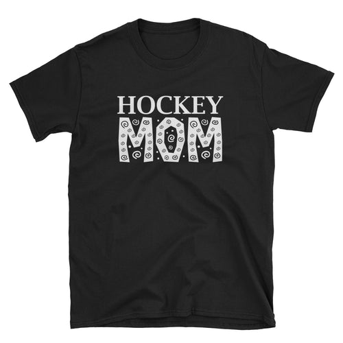 Hockey Mom T Shirt Black Unisex Hockey Mom T Shirt Sporty Mom Tee - FlorenceLand
