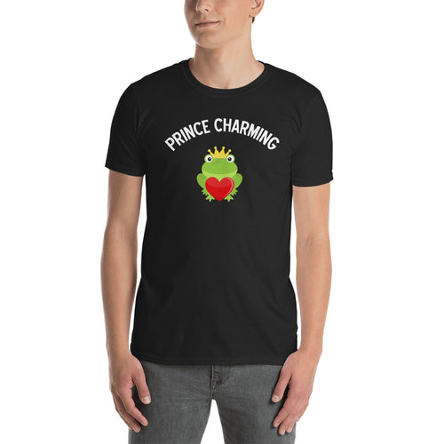 Frog Prince Charming T Shirt Black Frog Charming Prince T Shirt for Men - FlorenceLand