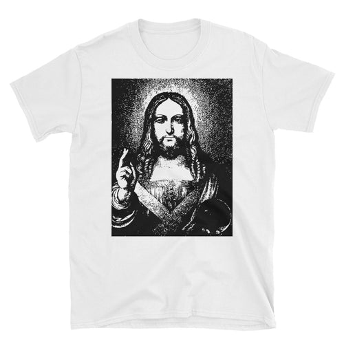 Jesus T Shirt Short-Sleeve White Unisex Lord Jesus T-Shirt - FlorenceLand