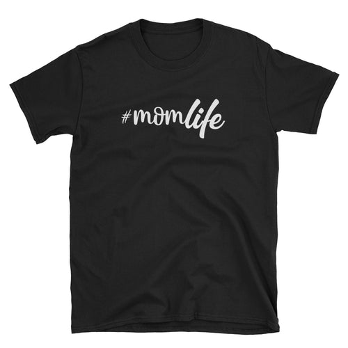 Mom Life T Shirt Unisex Momlife Tee Gift Black Mum Life T Shirt for Mother - FlorenceLand