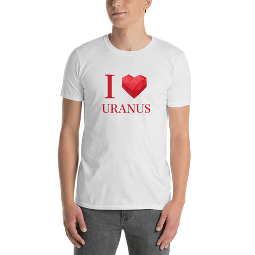 I Love Uranus T Shirt White Funny Gay T Shirt Short-Sleeve Gay T-Shirt - FlorenceLand
