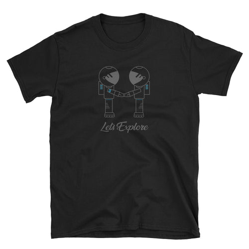 Let's Explore T Shirt Short-Sleeve Black Cute Gay T-Shirt - FlorenceLand