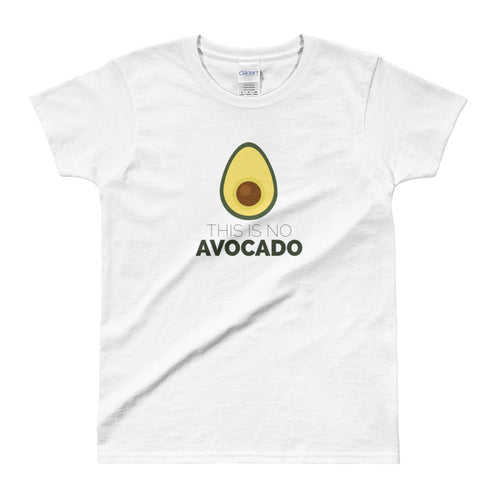 Avocado Shirt Vegan Shirt White Avocado Chest Shirt for Women - FlorenceLand