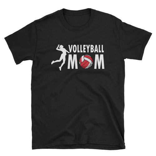 Volleyball Mom T Shirt Black Volleyball Slam Dunk T Shirt Mother's Day Gifts Volley Ball T Shirt - FlorenceLand