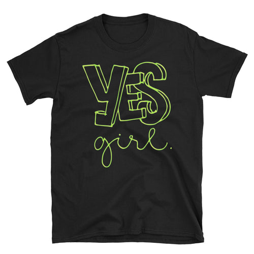 Yes Girl T-Shirt Black Women Empowerment T Shirt for Women - FlorenceLand
