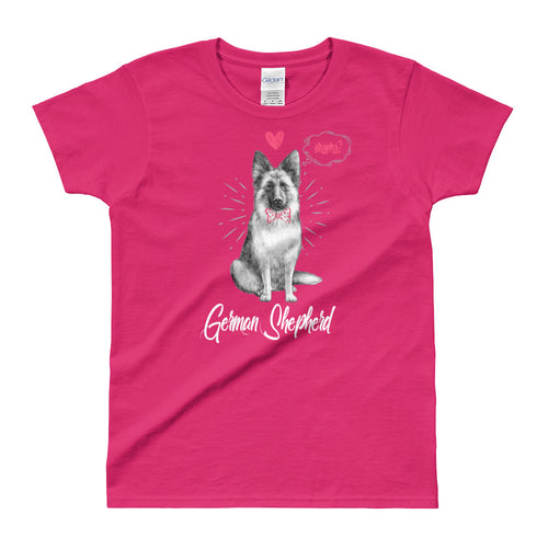 Male German Sheppard T Shirt Pink German Sheppard Mom T Shirt for Women - FlorenceLand