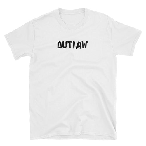 Outlaw One word T Shirt for Men - FlorenceLand