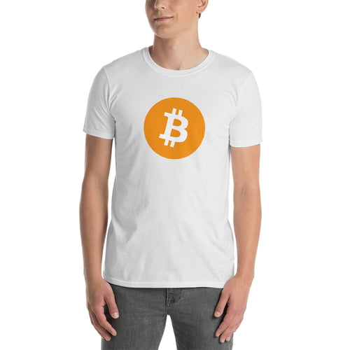 Bitcoin T Shirt White Cryptocurrency Bitcoin Tee Shirt Blockchain Digital Ledger T Shirt for Men - FlorenceLand