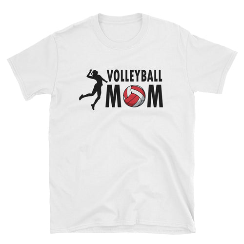 Volleyball Mom T Shirt White Volleyball Slam Dunk T Shirt Mother's Day Volley Ball T Shirt - FlorenceLand