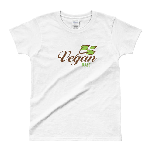 Vegan Girl T Shirt Veganism T-Shirt Hippie Earth Animal Rights T-Shirt for Women - FlorenceLand