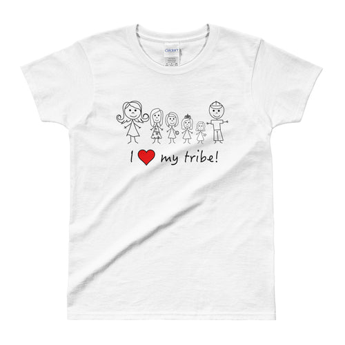 I Love My Family T Shirt Love My Tribe T Shirt For Women - FlorenceLand