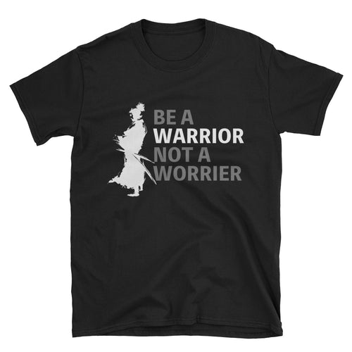 Be a Warrior T Shirt Samurai T Shirt Black Warrior T Shirt for Men - FlorenceLand