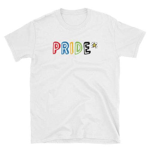 Pride T Shirt White Custom Gay Pride Men Fit T Shirt - FlorenceLand