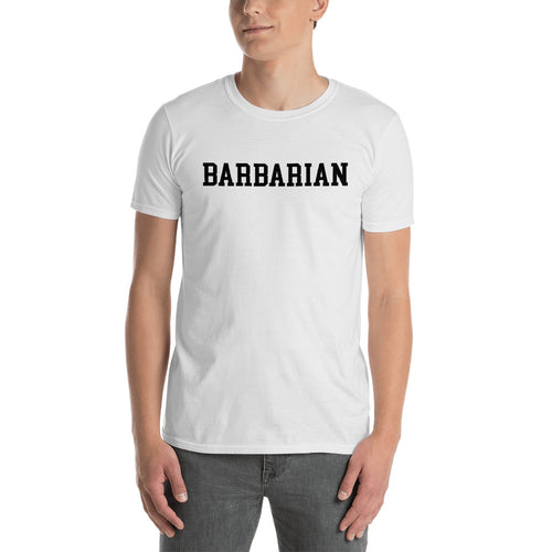 Barbarian T Shirt White Vintage Barbarian Sword T Shirt for Women - FlorenceLand