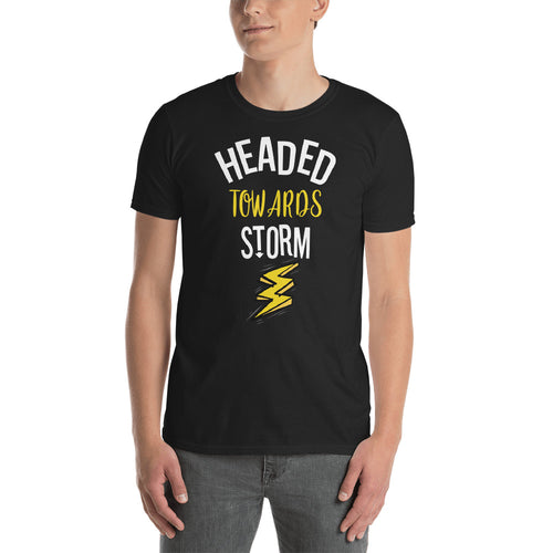 Headed Towards Storm T Shirt Black Motivational Quote T-Shirt for Men - FlorenceLand