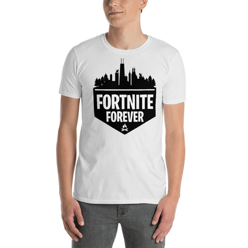 Fortnite T Shirt White Fortnite Forever Gaming T Shirt for Geek Men - FlorenceLand