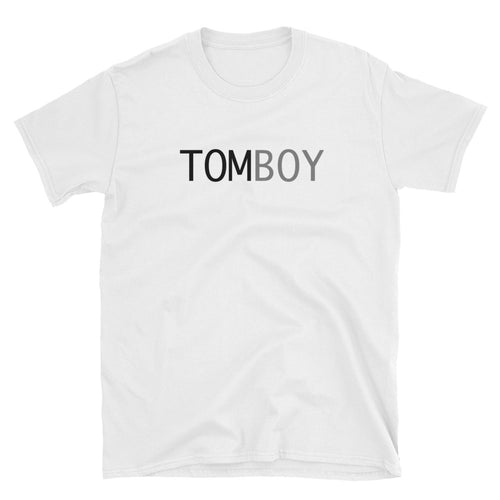 TomBoy T Shirt Unisex White Tomboy T Shirt Tom Boy Gift Idea - FlorenceLand
