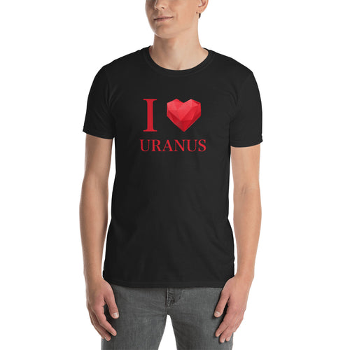 I Love Uranus T Shirt Black Funny Gay T Shirt Short-Sleeve Gay T-Shirt - FlorenceLand
