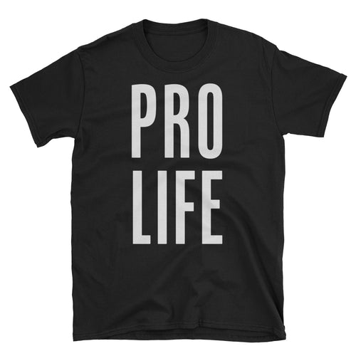 Pro Life T Shirt Black Anti-Abortion T Shirt Prolife Shirt - FlorenceLand