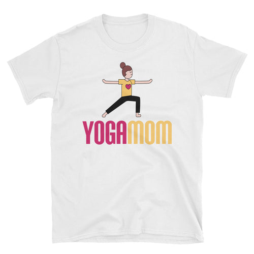 Yoga Mom T Shirt White Spiritual Yoga T Shirt T Shirt for Mum - FlorenceLand