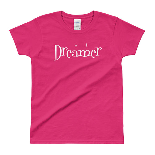 Dreamer T Shirt Pink Magical Dreamer T shirt for Women - FlorenceLand
