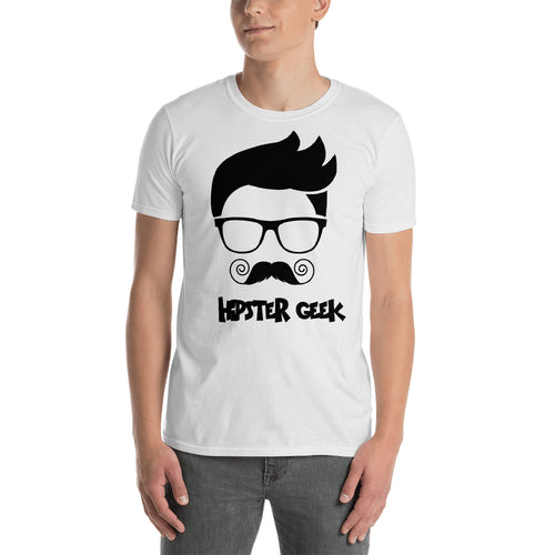 Hipster Geek T Shirt White Hipster Geek T Shirt for Men - FlorenceLand