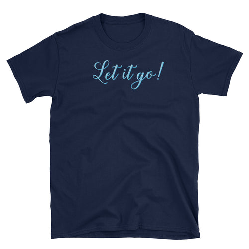 Let It Go T Shirt Navy Frozen Song Let It Go T Shirt for Women and Girls - FlorenceLand