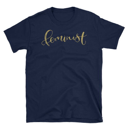 Feminist T-Shirt Navy Feminism Shirt for Women - FlorenceLand