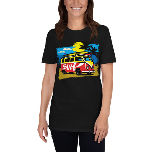 Buy Surfer T-Shirt for Women in Black