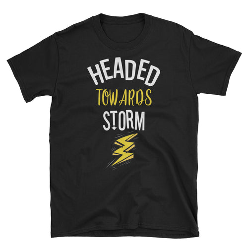 Headed Towards Storm T Shirt Black Motivational Quote T-Shirt for Women - FlorenceLand