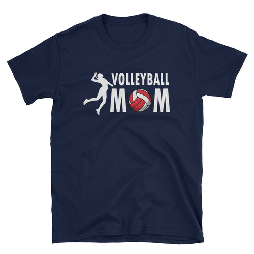 Volleyball Mom T Shirt Navy Volleyball Slam Dunk T Shirt Mother's Day Gifts Volley Ball T Shirt - FlorenceLand