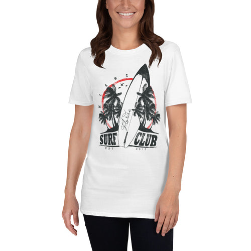 Buy Miami Surf Club EST 2012 T-Shirt For Women in White