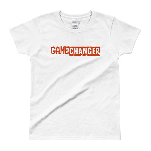 Game Changer T Shirt White Positive Vibes T Shirt Be A Game Changer T Shirt for Women - FlorenceLand