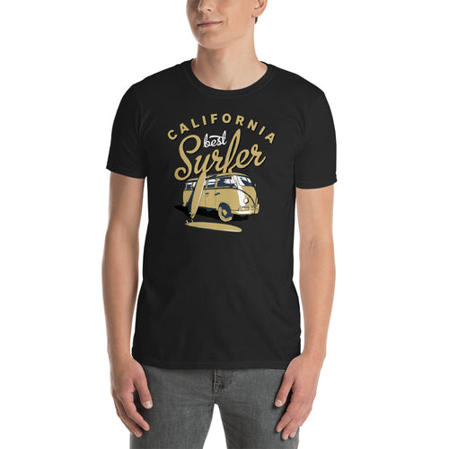 Buy California Surfer T-Shirt for Men in Black