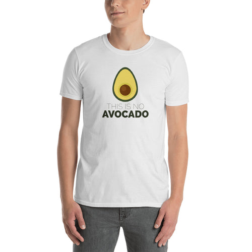 Avocado Shirt Vegan Shirt White Avocado Chest Shirt for Men - FlorenceLand