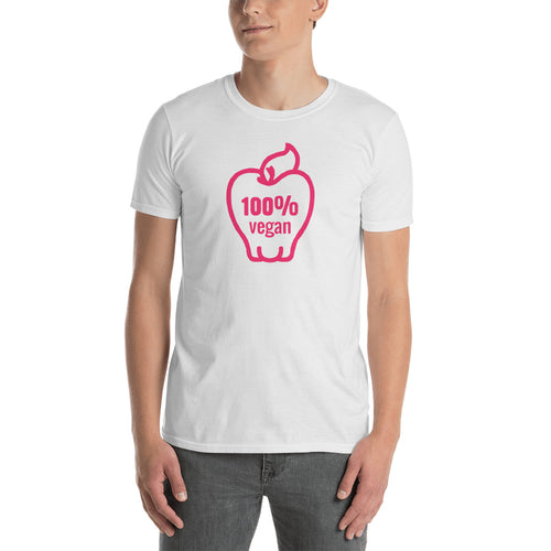100% Vegan T Shirt Vegan Man White for Men - FlorenceLand