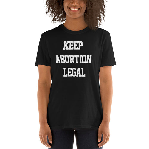 Buy Keep Abortion Legal T-Shirt for Women in Black