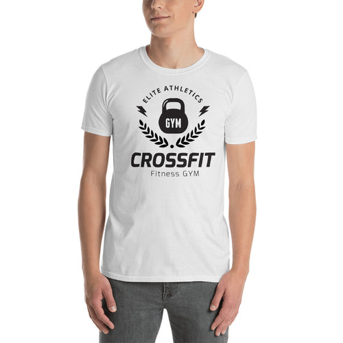 Buy Elite Athletics Cross fit Fitness Gym T-Shirt for Men in White