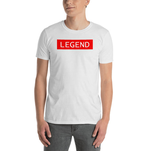 Legend T Shirt White One Word Legend T Shirt for Men - FlorenceLand