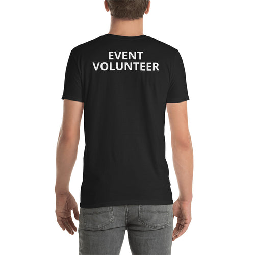 Event Volunteer T Shirt Black Event Volunteer T Shirt for Men - FlorenceLand