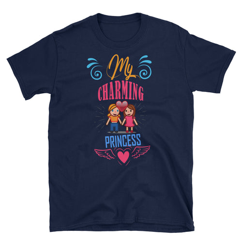 My Charming Princess T Shirt Navy Lesbian T Shirt Love T Shirt Unisex - FlorenceLand