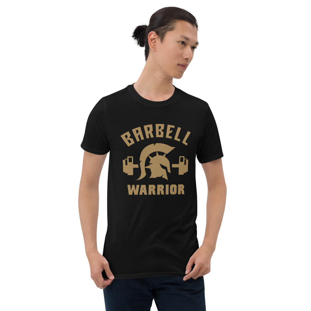 Barbell Warrior Short-Sleeve Gym Workout T-Shirt for Men